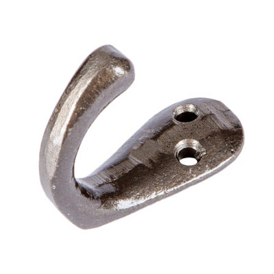 Hammer & Tongs Single Robe Hook - W20mm x H45mm - Raw