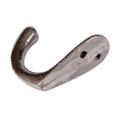 Hammer & Tongs Single Robe Hook - W20mm x H45mm - Raw