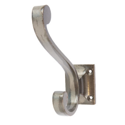 Hammer & Tongs Square Back Hat & Coat Hook - W35mm x H105mm - Raw