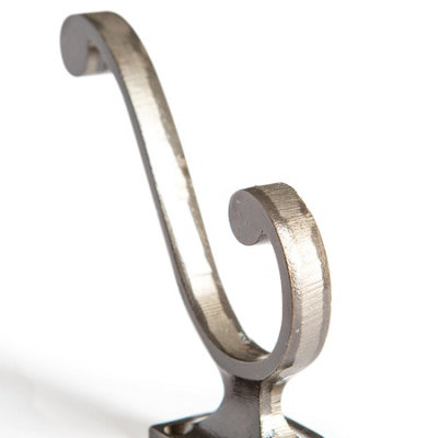 Hammer & Tongs Square Back Hat & Coat Hook - W35mm x H105mm - Raw