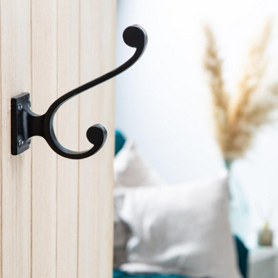 Hammer & Tongs Square Back Hat & Coat Hook - W35mm x H105mm - Raw