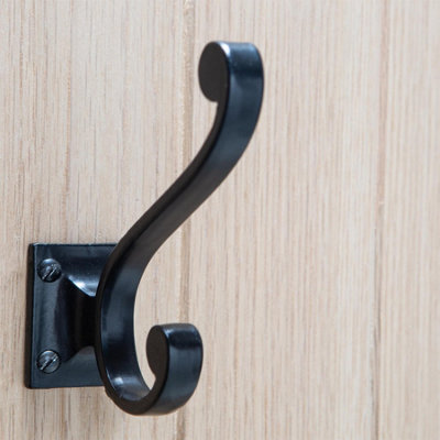 Hammer & Tongs Square Back Hat & Coat Hook - W35mm x H105mm - Raw