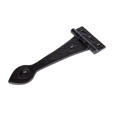 Hammer & Tongs Traditional T-Hinge - W245mm - Black - Pack of 2