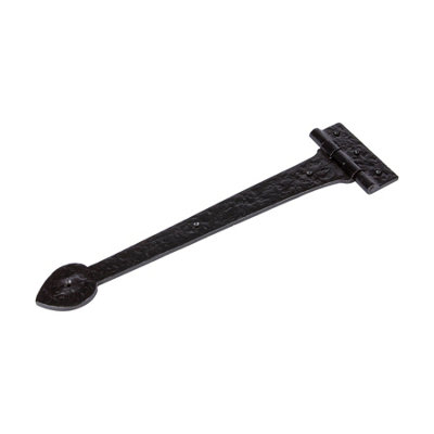 Hammer & Tongs Traditional T-Hinge - W405mm - Black - Pack of 2