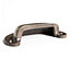 Hammer & Tongs - Wide Lipped Cabinet Cup Handle - W95mm x H40mm - Brass