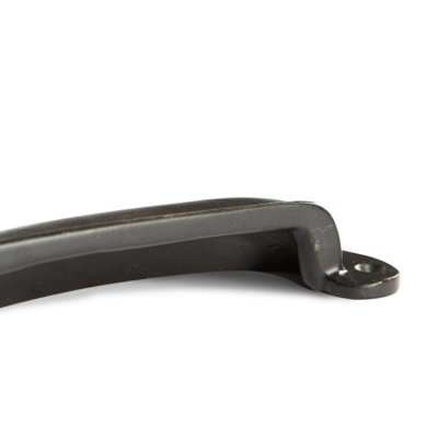 Hammer & Tongs Wide Lipped Cabinet Drawer Pull - W130mm x H50mm - Black - Pack of 2