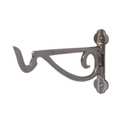 Hammer & Tongs Wrought Iron Hanging Basket Hook - H145mm - Raw