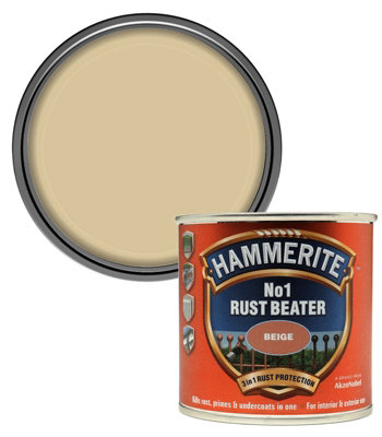 Hammerite 5092815 No.1 Rust Beater Paint Beige 250ml HMMNO1BE250