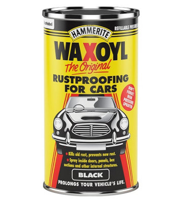 Hammerite 5095886 Waxoyl Black Pressure Can 2.5 Litre HMMWAXOBLPC