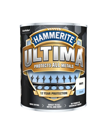 Hammerite 5362529 Ultima Metal Paint Smooth Ruby Red 750ml HMMUMSRR750