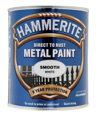 Hammerite Direct to Metal Paint Smooth White 5L