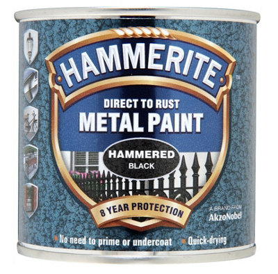 Hammerite Gloss Gold effect Metal paint, 250ml