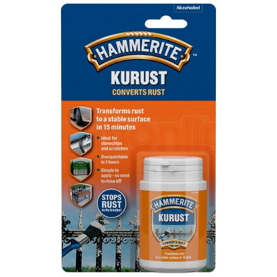 Hammerite Kurust Rust Killer Converts Rusty Metal One Coat Rust ...