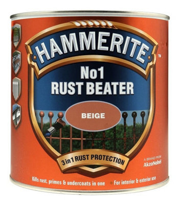 Hammerite - NO. 1 Rust Beater Paints- 2.5 Litres - Beige