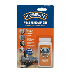 Hammerite Rust Remover Gel Removes Rust from Metal 100ml