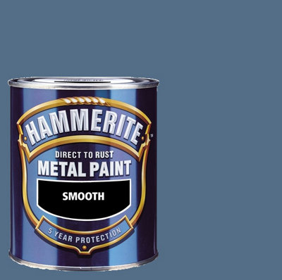 Hammerite - Smooth Direct to Rust - 750ML - Blue Night