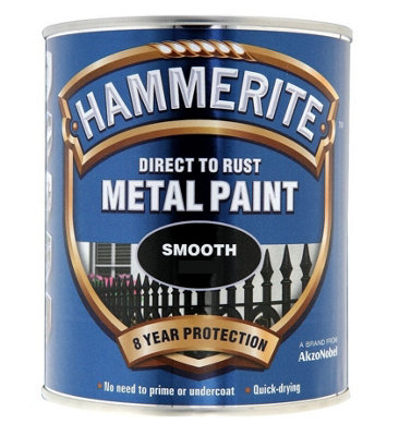 Hammerite - Smooth Direct To Rust Metal Paint - 2.5 Litres - Dark Blue