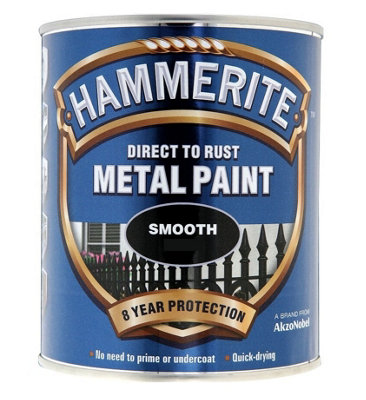 Hammerite - Smooth Direct To Rust Metal Paint - 250ML - Copper
