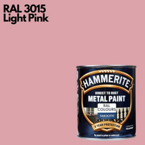 Hammerite Smooth Direct To Rust Metal Paint 750ml RAL 3015