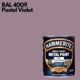 Hammerite Smooth Direct To Rust Metal Paint 750ml RAL 4009