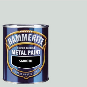 Hammerite Smooth Direct To Rust Metal Paint Moon Glow, 750ml