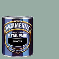 Hammerite Smooth Direct To Rust Metal Paint Secret Lagoon, 750ml
