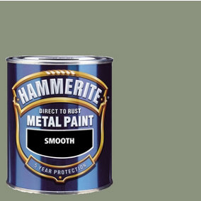 Hammerite Smooth Direct To Rust Metal Paint Spring Greenery, 750ml