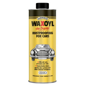 Hammerite Waxoyl Black Car Rust Proofing, 400ml Areosol