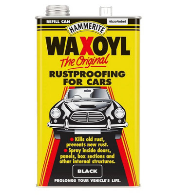 Hammerite - Waxoyl Black - Refill Can - 5 Litre