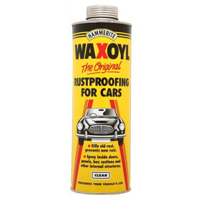 Hammerite Waxoyl Clear Car Rust Proofing, 1 Litre Schutz