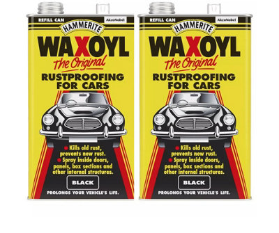 Wax/Oil Rustproofing Tin Black 5L for Automotive & Agricultural Use - Sparex Part S.155365 main image 0