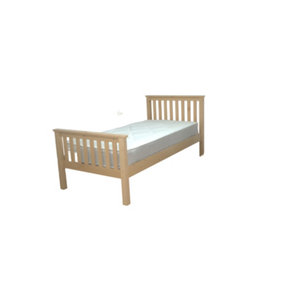 Hampshire Solid Wooden Bed Frame 3ft - UV Waxed