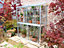Hampton 5 Feet Lean to Mini Greenhouse - Aluminium/Glass - L151 x W53 x H176 cm - Antique Ivory