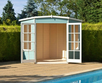 Hampton High Spec Shiplap Summerhouse Garden Sun Room Approx 10 x 10 Feet - 6