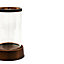 Hampton Hurricane Lantern - Glass/Metal - L18 x W18 x H28 cm - Copper