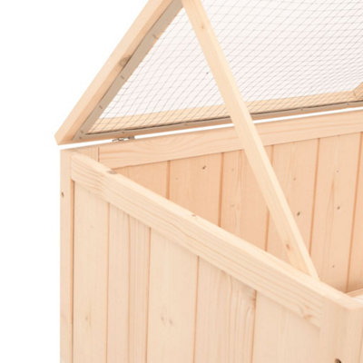 Hamster Cage 104x52x38 cm Solid Wood Fir - 8
