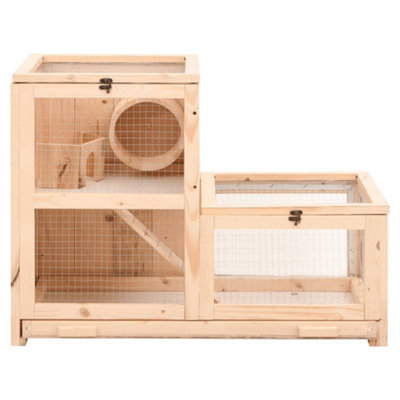 Hamster Cage 81x40x60 cm Solid Wood Fir - Low-Cost Hamster Cage Suppliers