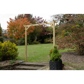 Hanbury Wooden Garden Flat Top Arch