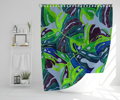 hand drawn exotic plants (Shower Curtain) / Default Title Price Comparisons | Compare The Build