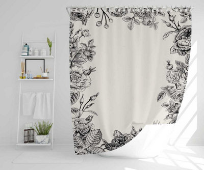 Hand Drawn Roses (Shower Curtain) / Default Title Price Comparisons | Compare The Build