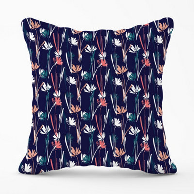 Hand Drawn Wild Flowers Cushions 60cm x 60cm