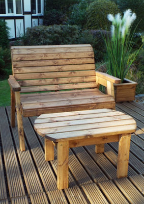 Rustic garden store coffee table