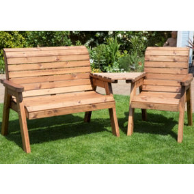 B&q garden benches online wooden