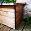 Hand Made 56cm x 34cm Rustic Wooden Small Garden Trough / Flower Bed Planter