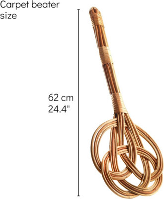 Hand-made Carpet Beater - Rug Beater Crafted for Durability - Essential for Pet Owners - Built to Endure