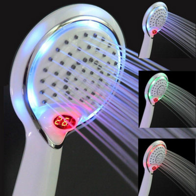 Hand shower, 3-color thermostatic shower, LED thermostatic shower