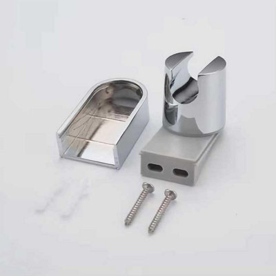Hand Shower Head Holder Wall Mounted Bracket 360 deg Chrome