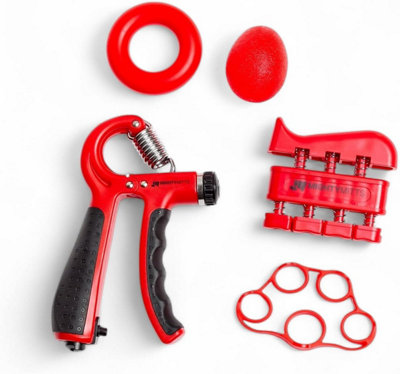 Hand Strengthening set 5 Pack Workout Kit Red