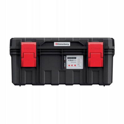 Hand tool box Modular Organis Stackable Lockable Heavy Duty Metal Hinges 3 Sizes Medium - 5