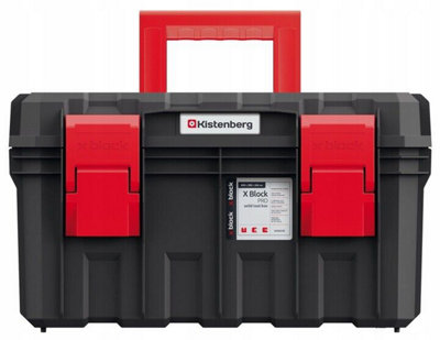 Hand tool box Modular Organis Stackable Lockable Heavy Duty Metal Hinges 3 Sizes Small - 3